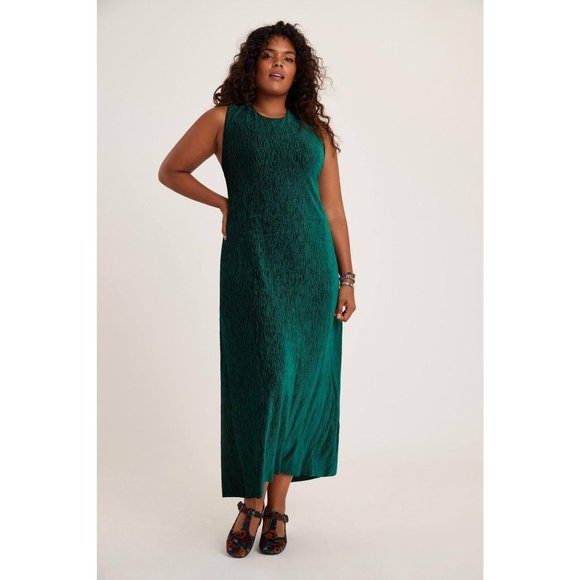 Anthropologie Maeve Adrienne Twist-Back Midi Dress - Picture 6 of 9